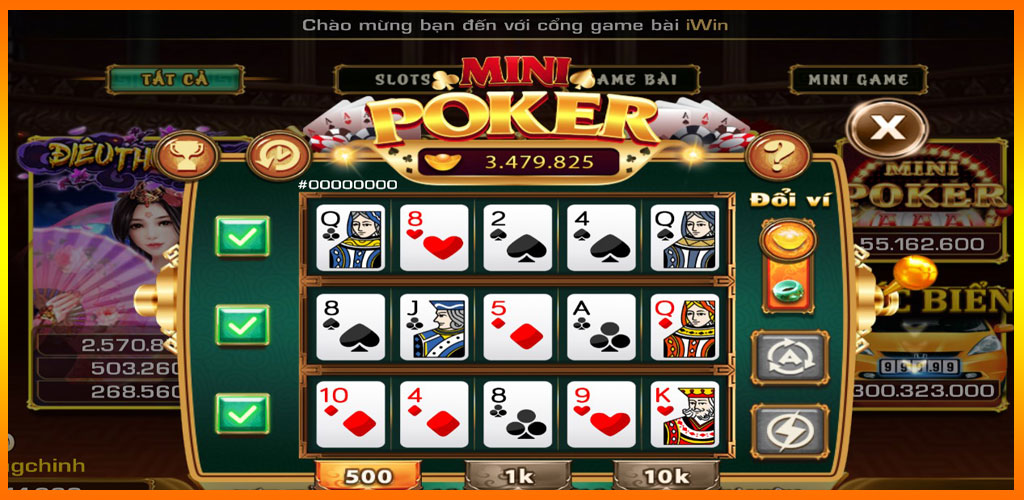 Game iWIN Nổ Hũ - Mini Poker